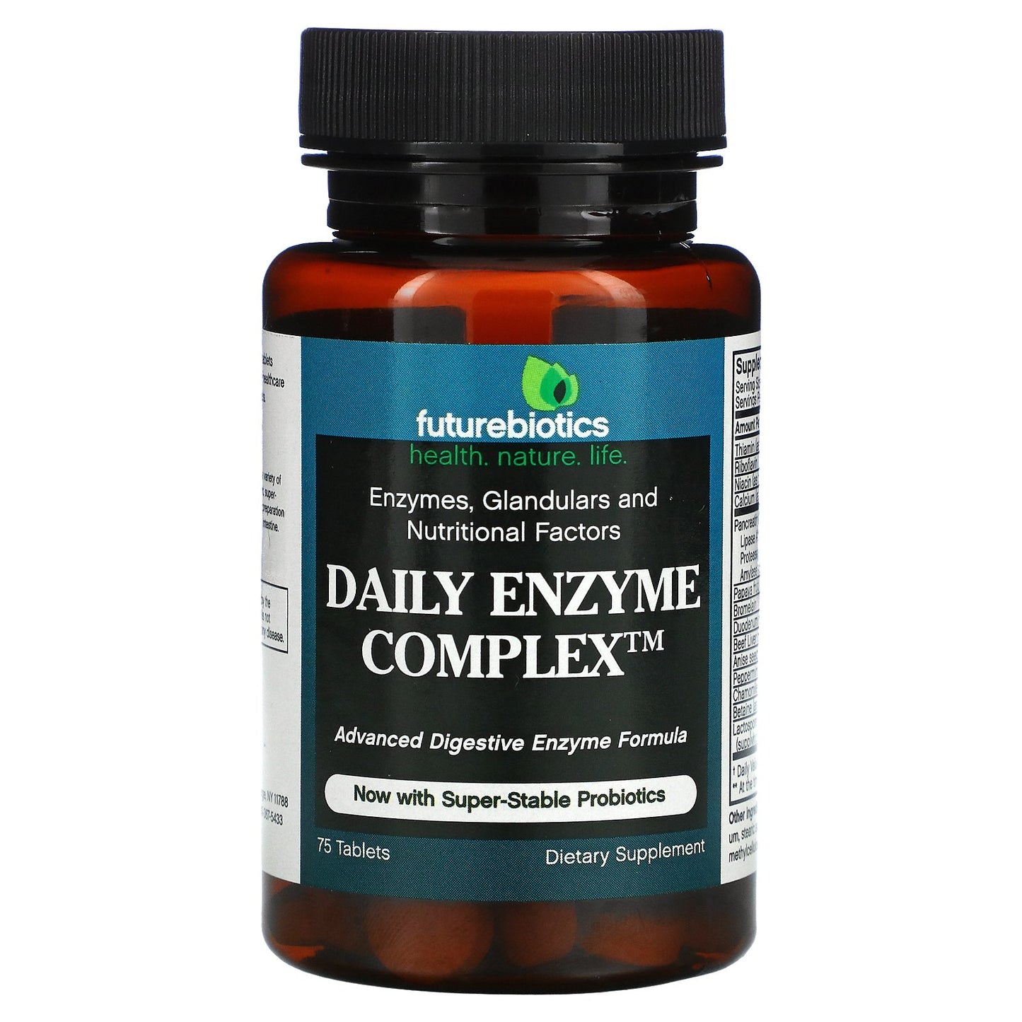 Futurebiotics, Daily Enzyme Complex, 75 Tablets