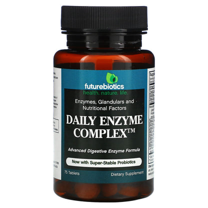 Futurebiotics, Daily Enzyme Complex, 75 Tablets