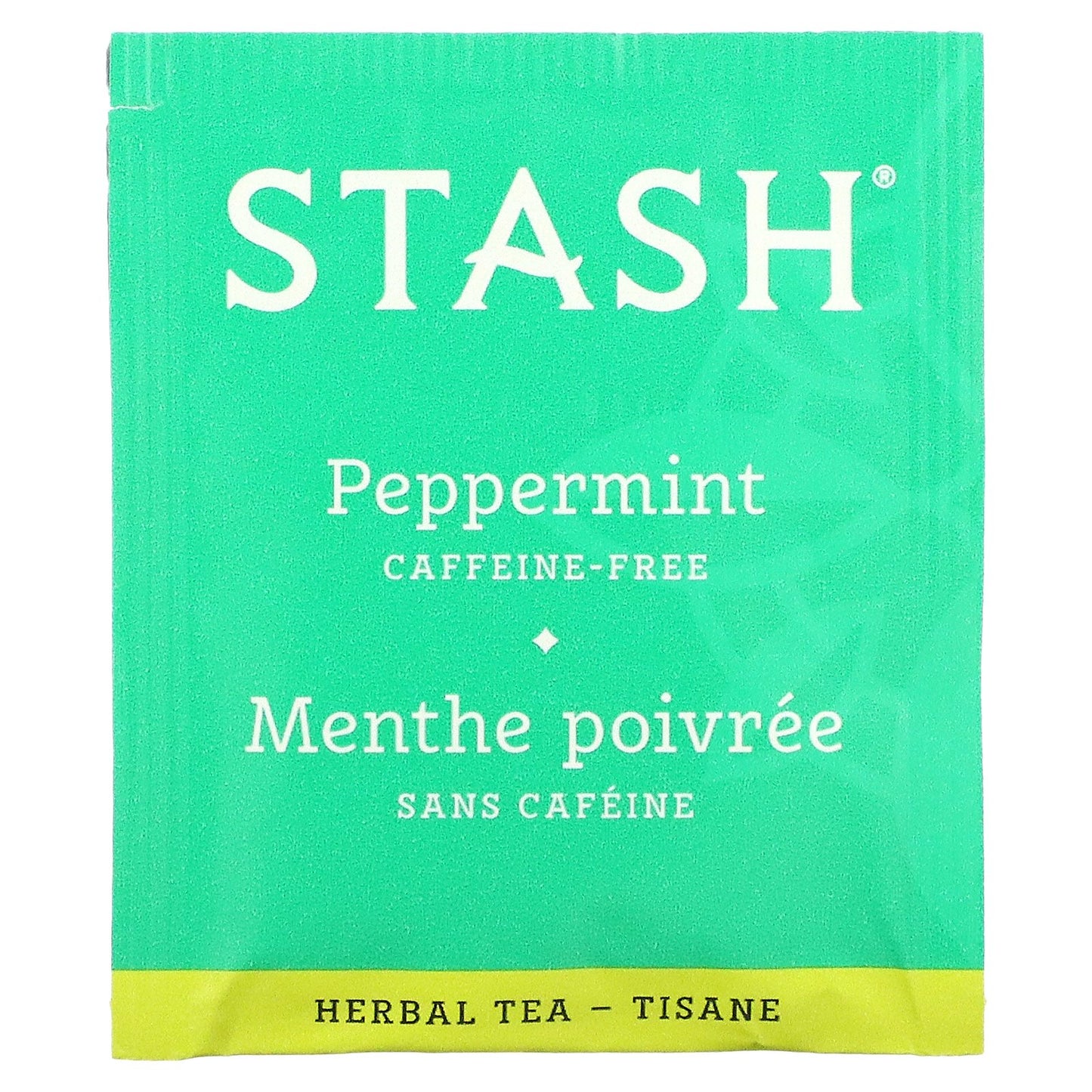 Stash Tea, Herbal Tea, Peppermint, Caffeine Free, 20 Tea Bags, 0.7 oz (20 g)