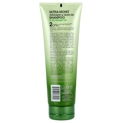 Giovanni, 2chic®, Ultra Moist Shampoo, For Dry, Damaged Hair, Avocado + Olive Oil, 8.5 fl oz (250 ml)