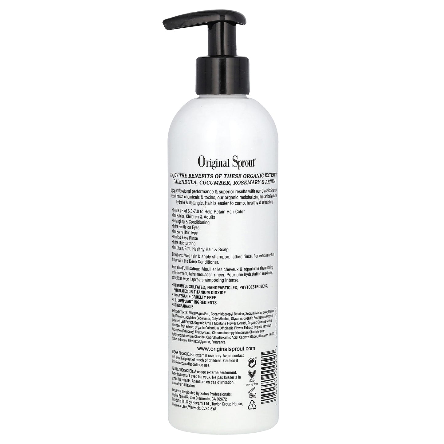 Original Sprout, Classic Collection, Classic Shampoo, For Every Hair Type, 12 fl oz (354 ml)