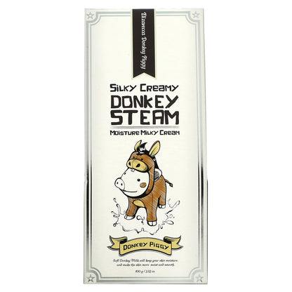 Elizavecca, Donkey Piggy, Silky Creamy Donkey Steam, Moisture Milky Cream, 3.53 oz (100 g)