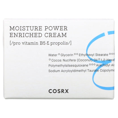 CosRx, Hydrium, Moisture Power Enriched Cream, 1.69 fl oz (50 ml)