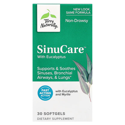 Terry Naturally, SinuCare™ with Eucalyptus, 30 Softgels