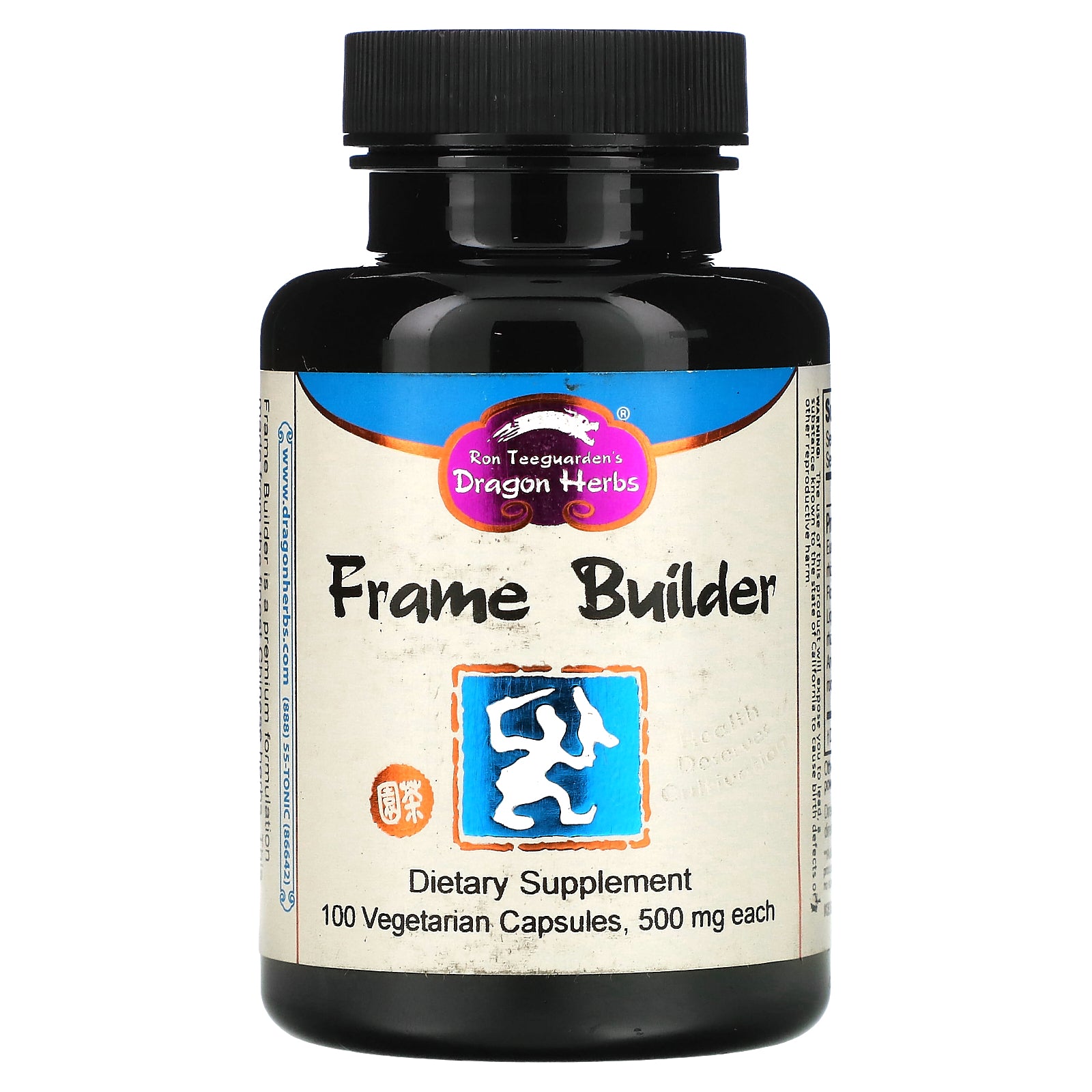 Dragon Herbs, Frame Builder, 500 mg, 100 Vegetarian Capsules