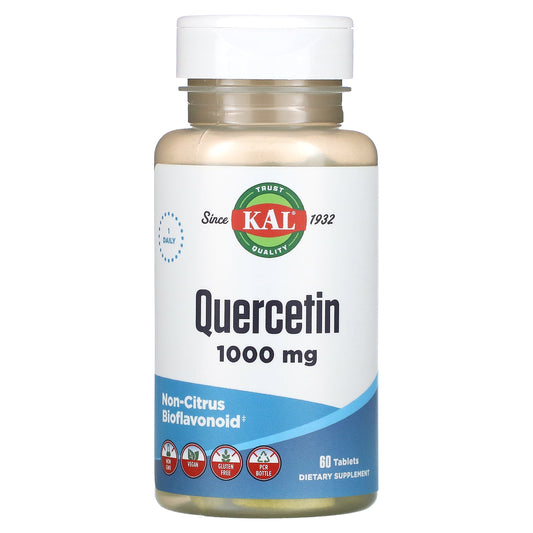 KAL, Quercetin, 1,000 mg, 60 Tablets