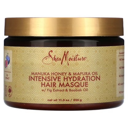 SheaMoisture, Manuka Honey & Mafura Oil, Intensive Hydration Hair Masque, 11.5 oz (326 g)