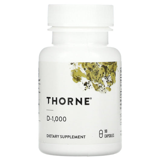 Thorne, D-1,000, 90 Capsules