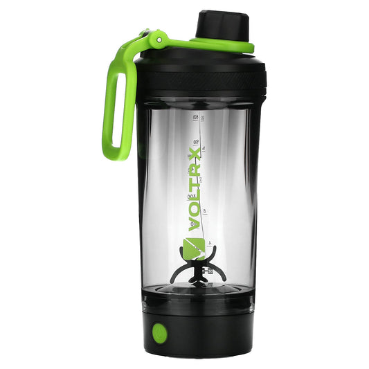 Voltrx, Gallium, Electric Shaker Bottle, Avocado Green, 24 oz (700 ml)