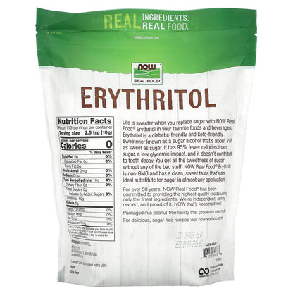 NOW Foods, Real Food, Erythritol, 2.5 lbs (1,134 g)