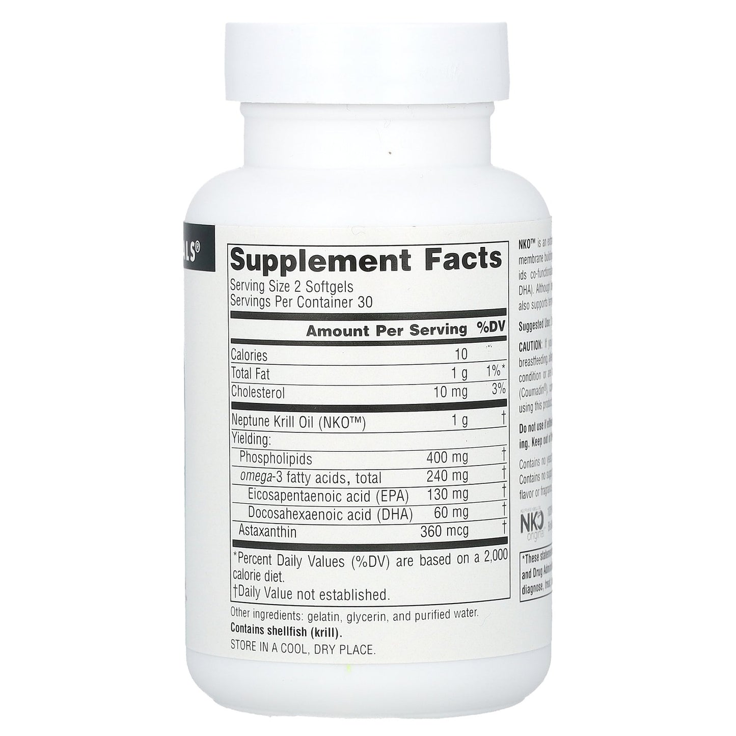 Source Naturals, NKO™, Neptune Krill Oil, 500 mg, 60 Softgels