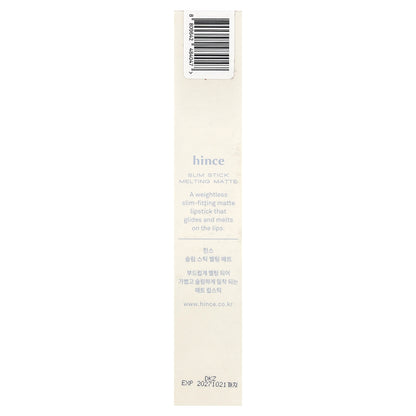 Hince, Slim Stick Melting Matte, SM004 Momentary, 0.05 oz (1.6 g)
