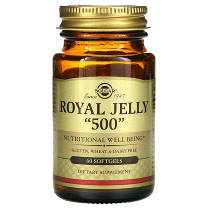 Solgar, Royal Jelly 500, 60 Softgels