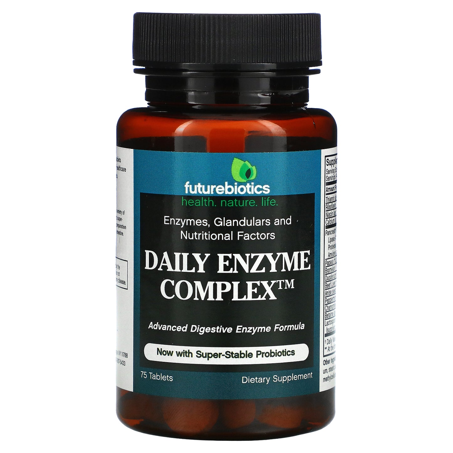 Futurebiotics, Daily Enzyme Complex, 75 Tablets