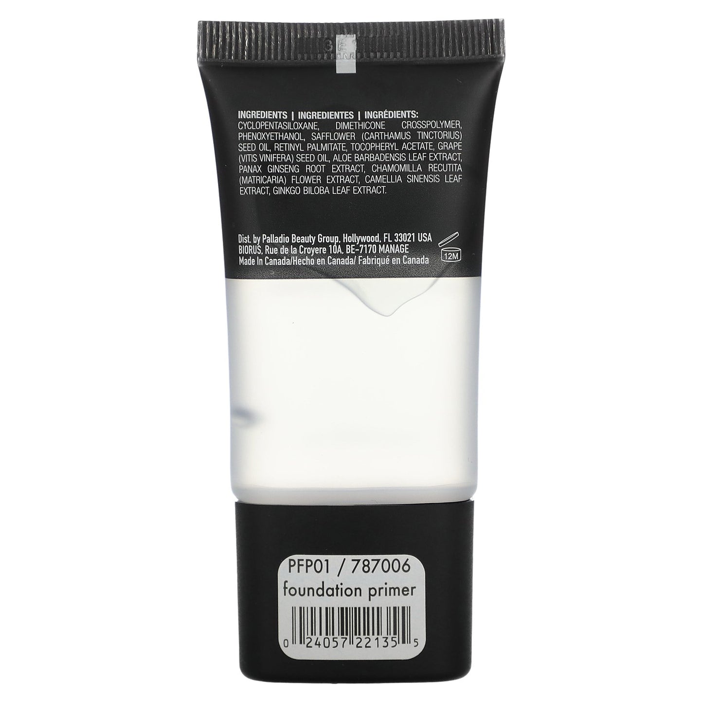 Palladio, Foundation Primer, 0.674 fl oz (20 ml)