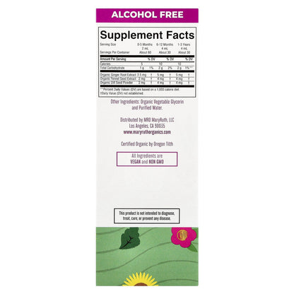 MaryRuth's, Organic Gripe Water Liquid Drops, Newborn+, 4 fl oz (120 ml)