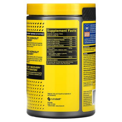 C4 / Cellucor, BCAA Sport, Cherry Limeade, 11.6 oz (330 g)