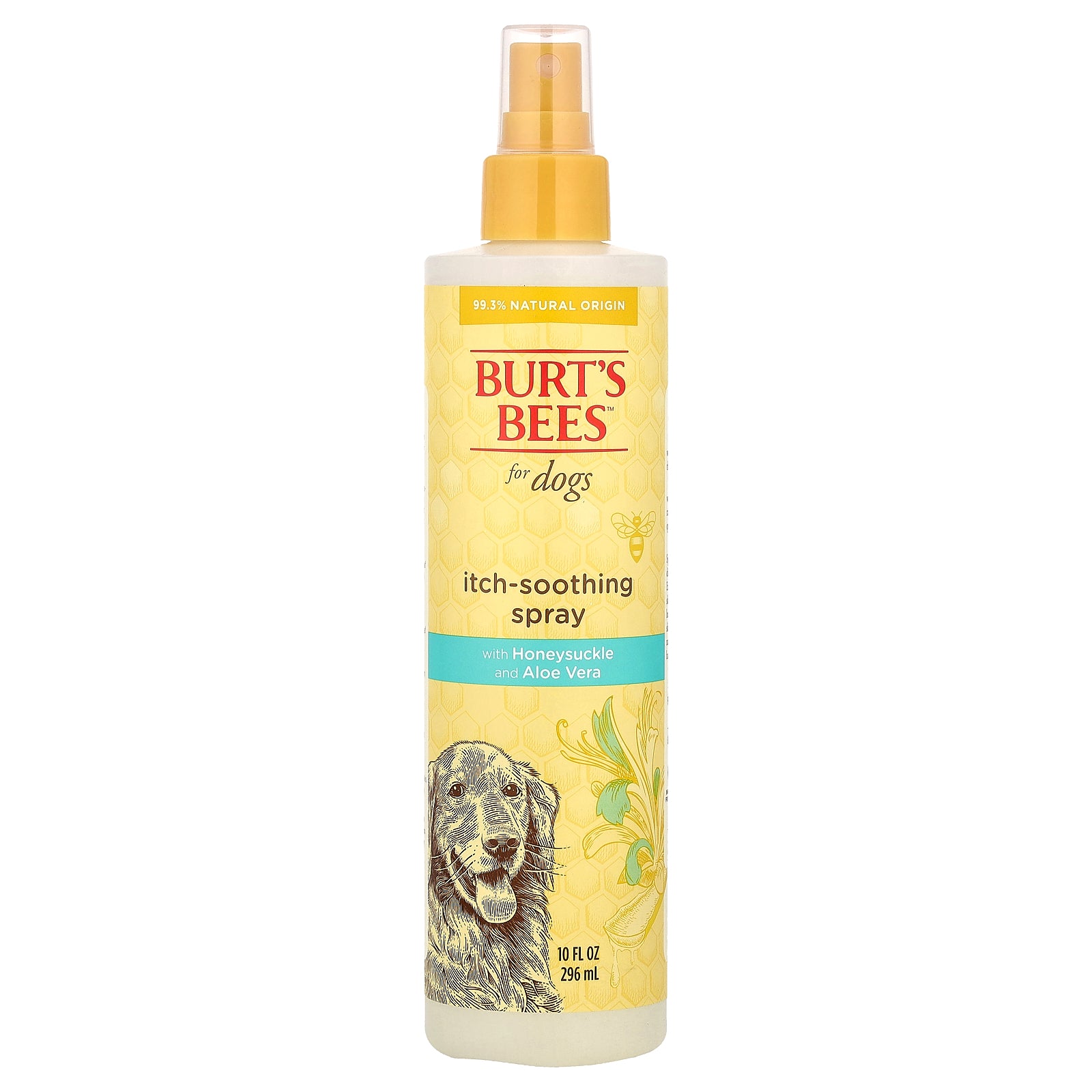 Burt's Bees, Itch-Soothing Spray For Dogs with Honeysuckle and Aloe Vera, 10 fl oz (296 ml)