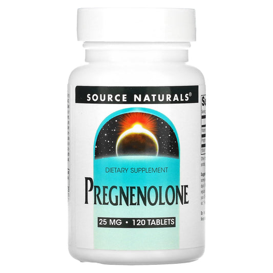 Source Naturals, Pregnenolone, 25 mg, 120 Tablets