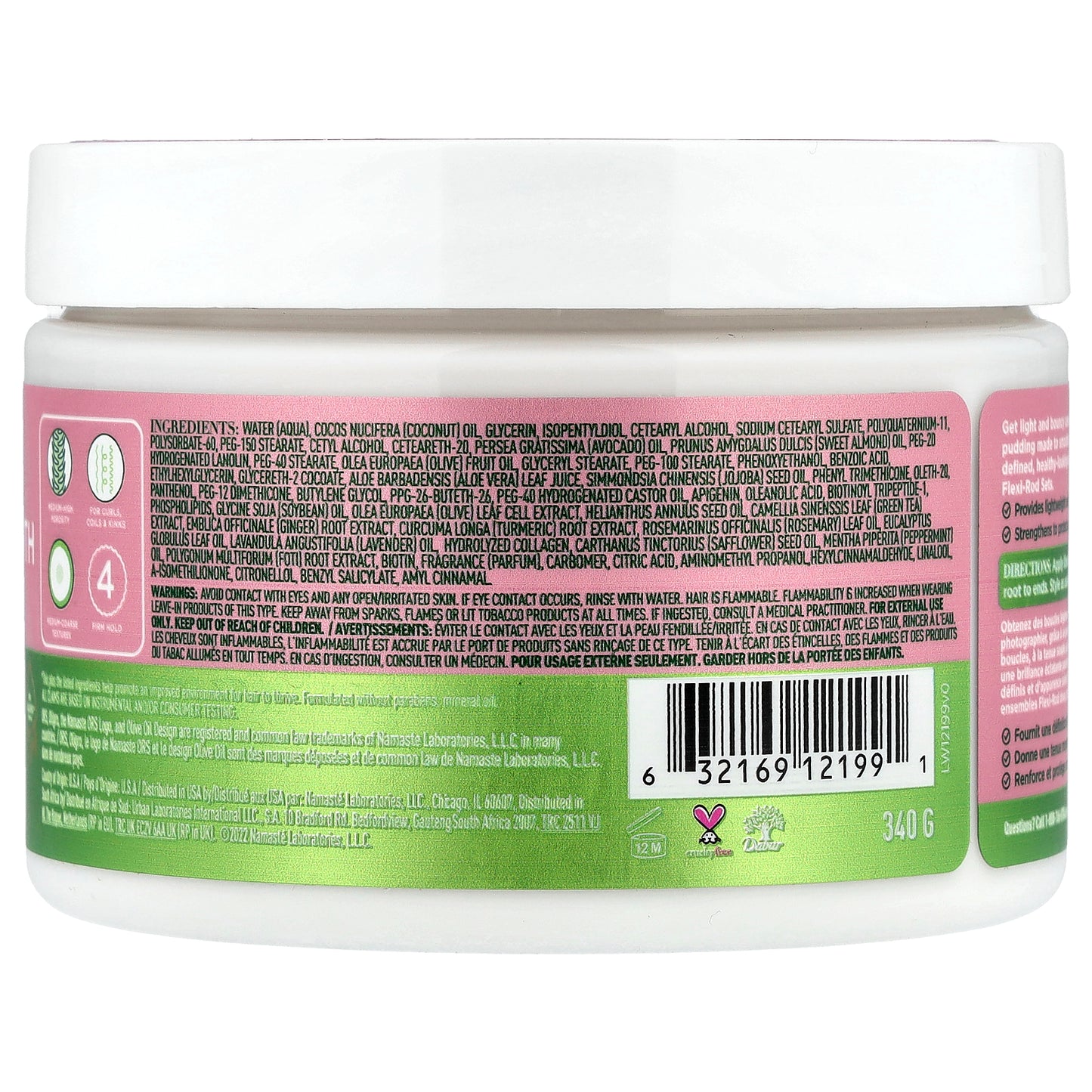 ORS, CurlShow™, Curl-N-Smooth Pudding , 12 oz (340 g)