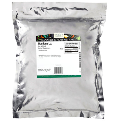 Frontier Co-op, Cut & Sifted Damiana Leaf, 16 oz (453 g)