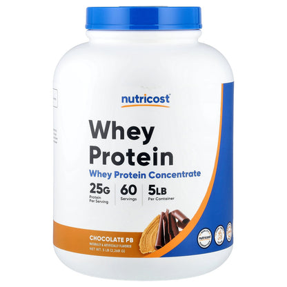 Nutricost, Whey Protein Concentrate, Chocolate PB, 5 lb (2,268 g)