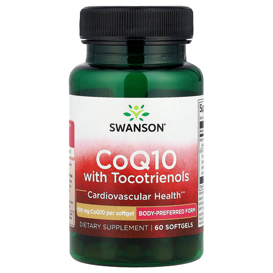 Swanson, CoQ10 with Tocotrienols, 60 Softgels