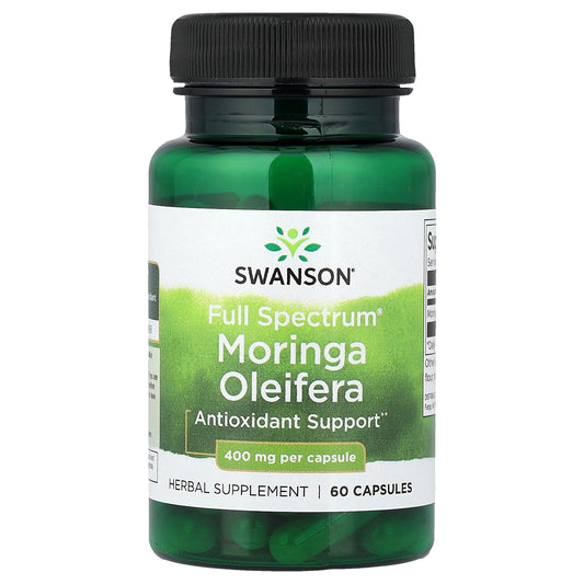Swanson, Full Spectrum® Moringa Oleifera, 400 mg, 60 Capsules