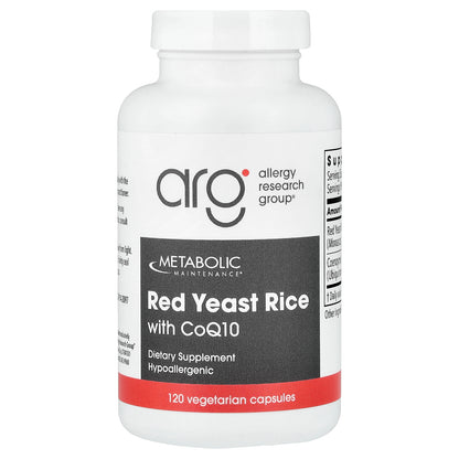 Metabolic Maintenance, Red Yeast Rice with CoQ10, 120 Vegetarian Capsules