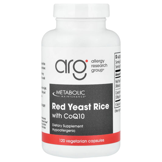 Metabolic Maintenance, Red Yeast Rice with CoQ10, 120 Vegetarian Capsules