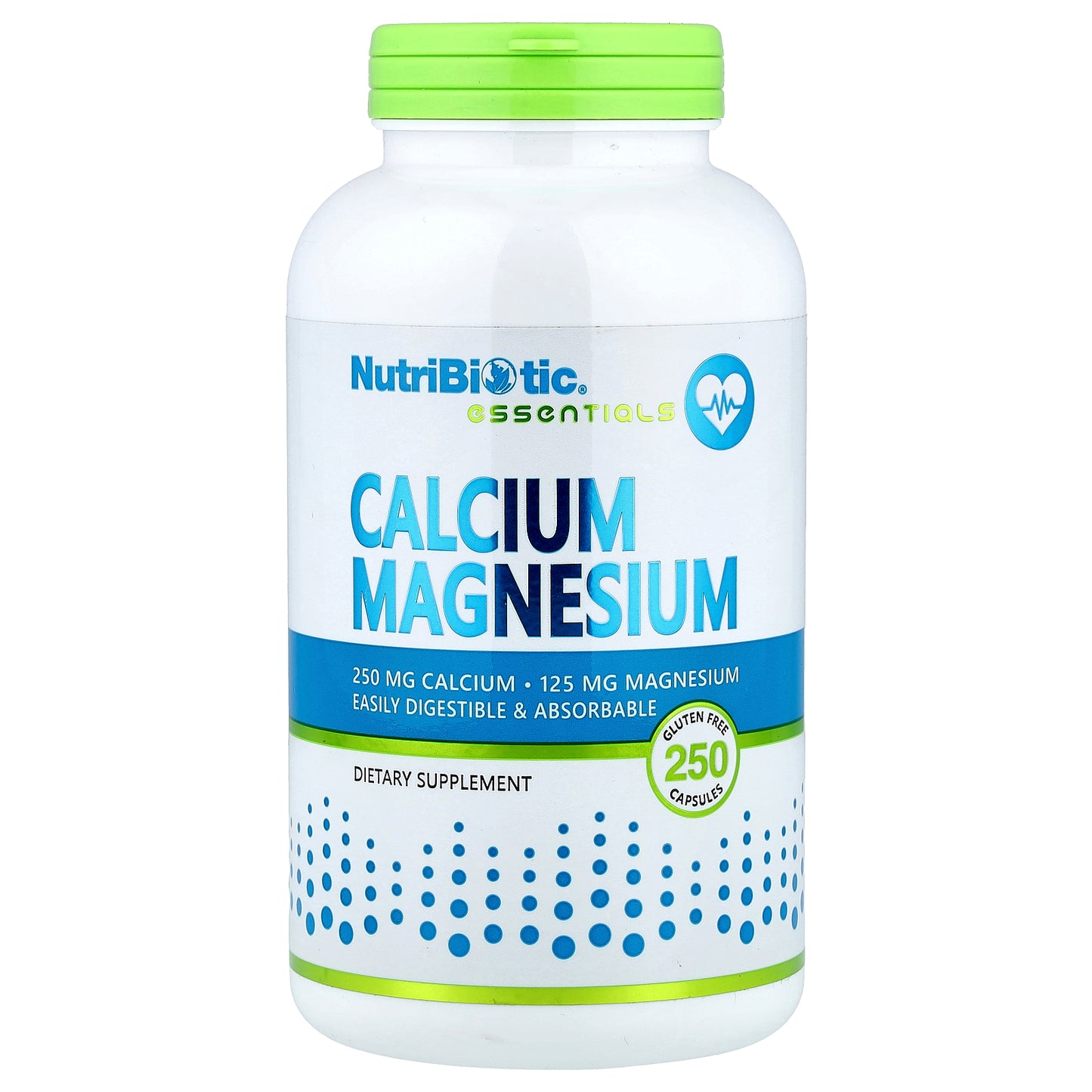NutriBiotic, Essentials, Calcium Magnesium, 250 Capsules