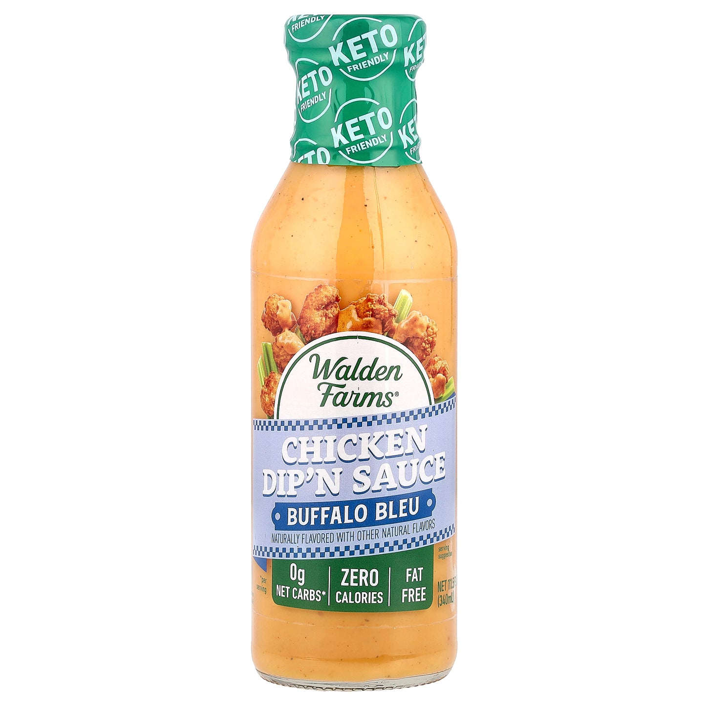 Walden Farms, Chicken Dip'N Sauce, Buffalo Bleu , 11.5 fl oz (340 ml)