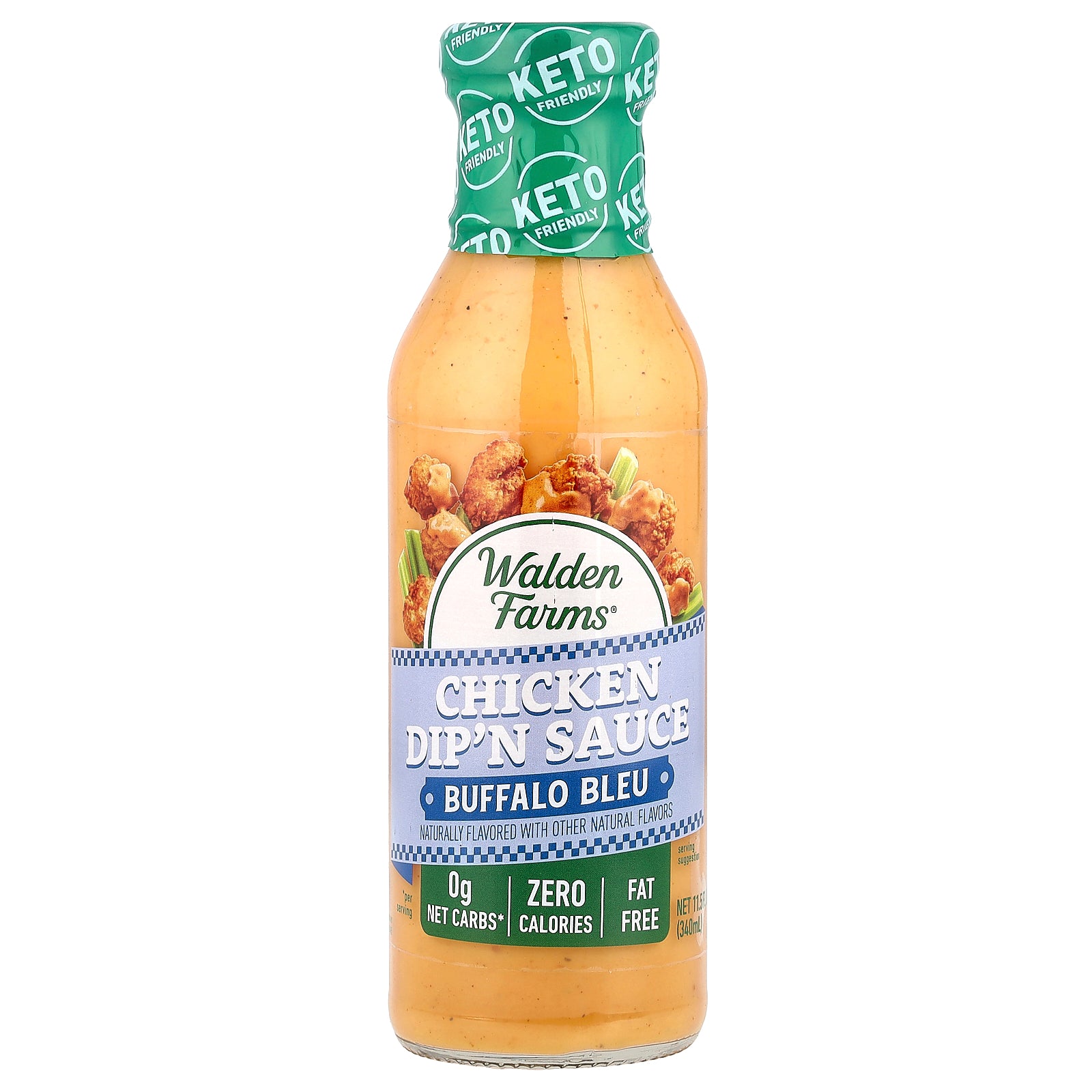 Walden Farms, Chicken Dip'N Sauce, Buffalo Bleu , 11.5 fl oz (340 ml)