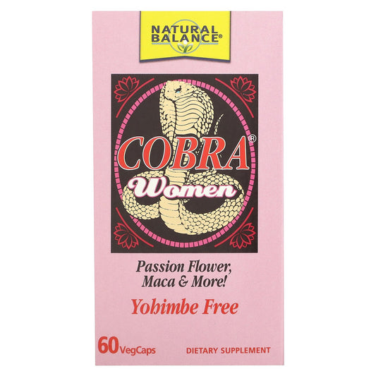 Natural Balance, Cobra Women, 60 VegCaps