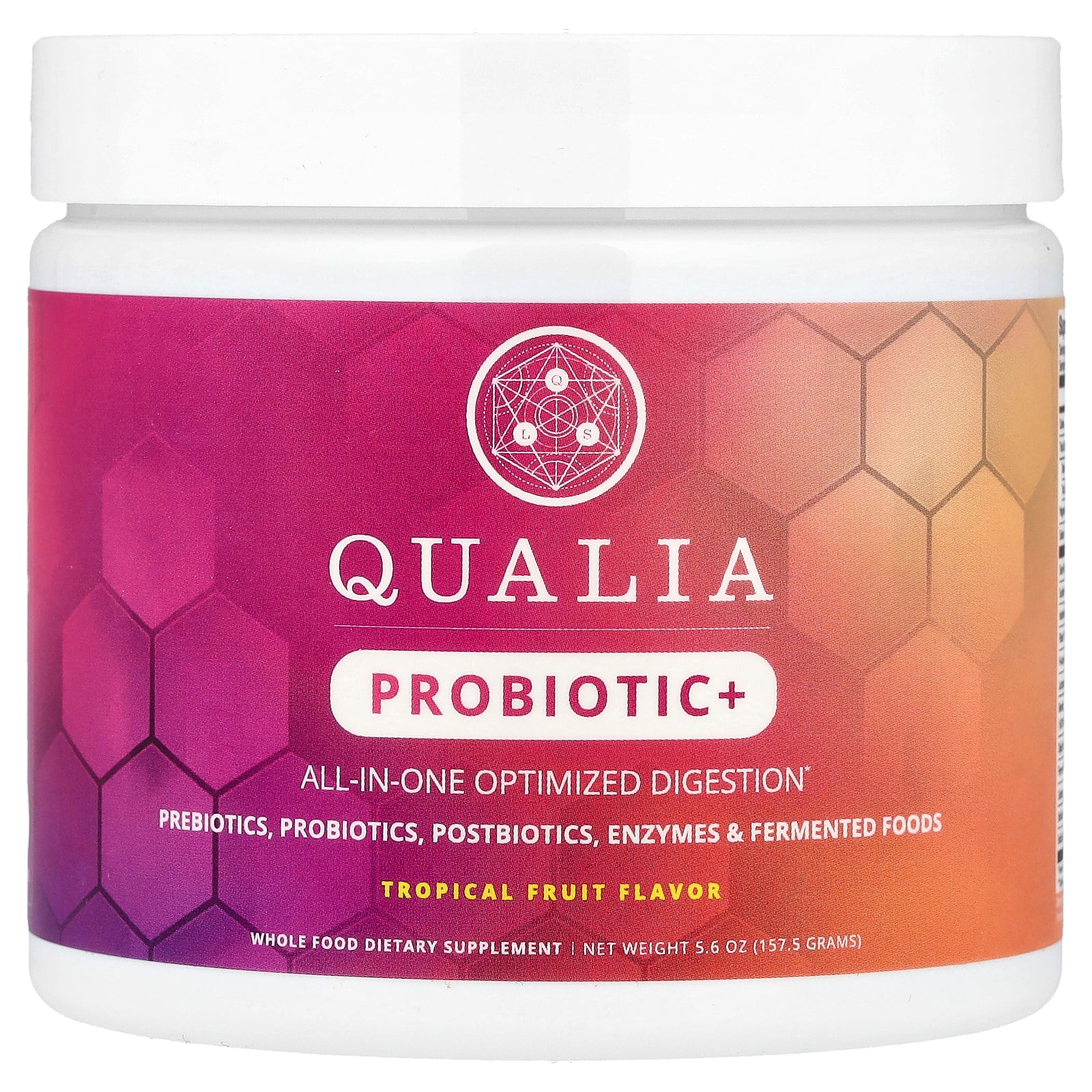 Qualia, Probiotic+, Tropical Fruit, 5.6 oz (157.5 g)