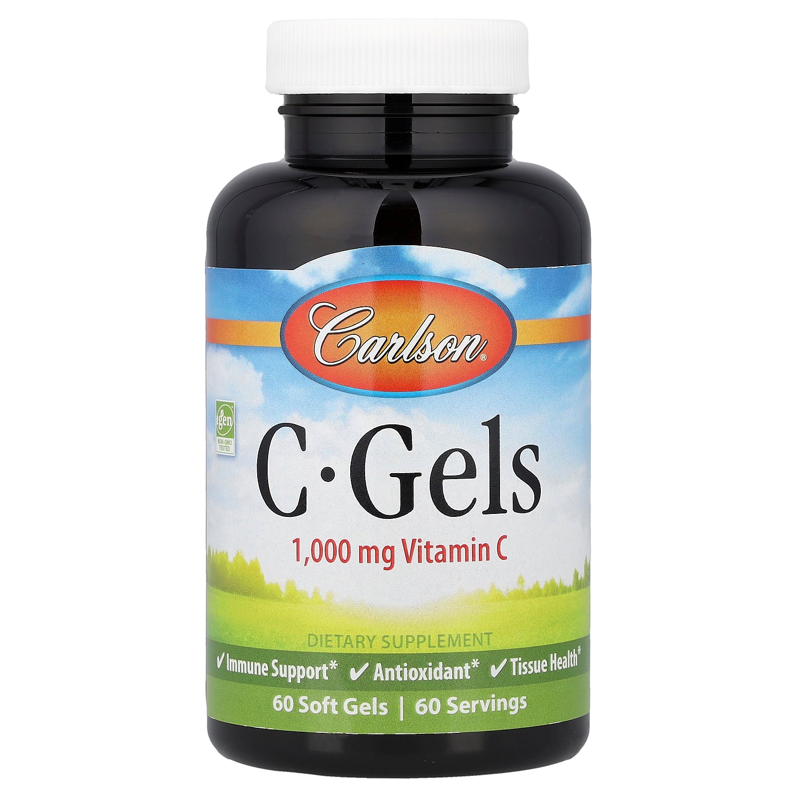 Carlson, C-Gels, Vitamin C, 1,000 mg, 60 Soft Gels