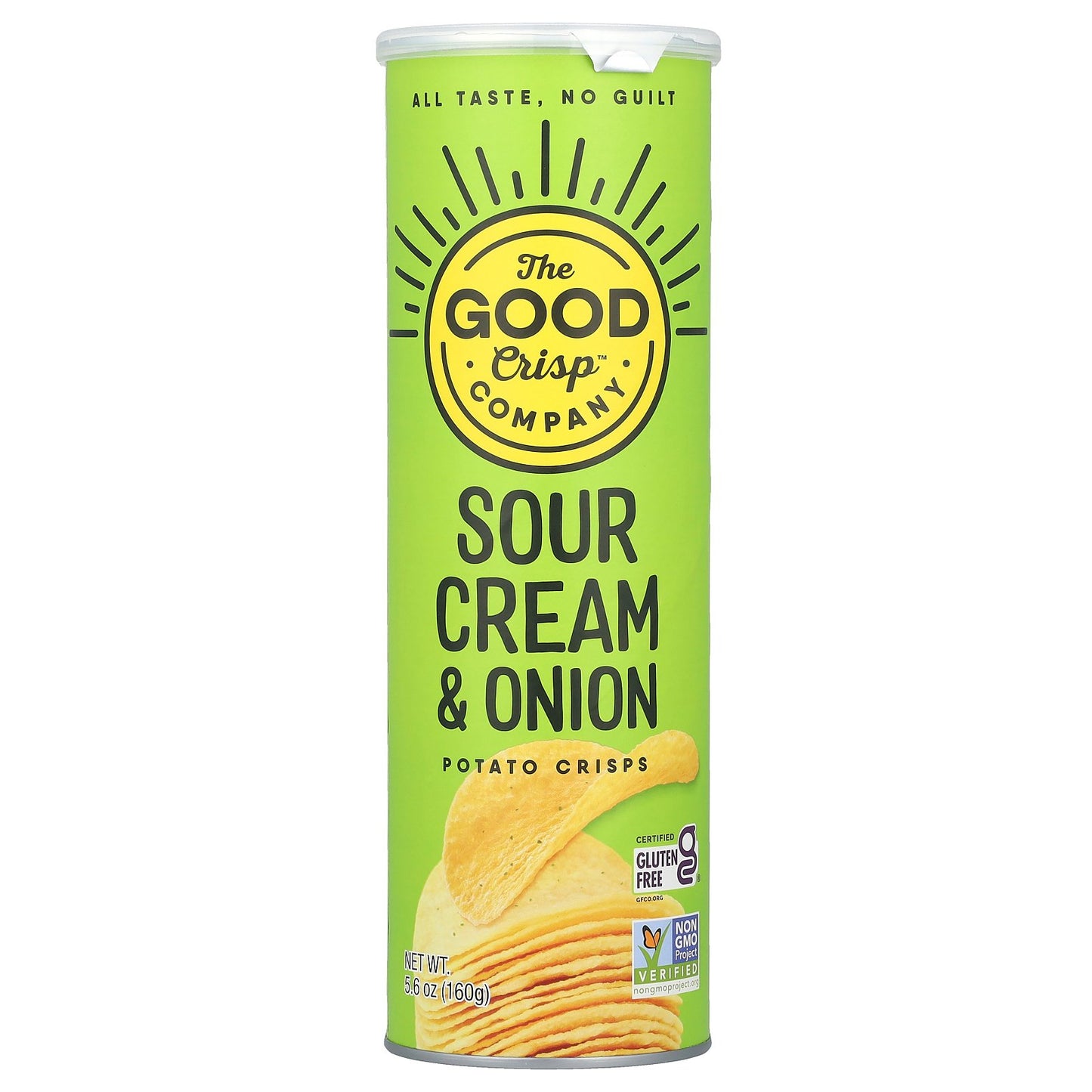 The Good Crisp Company, Potato Crisps, Sour Cream & Onion, 5.6 oz (160 g)