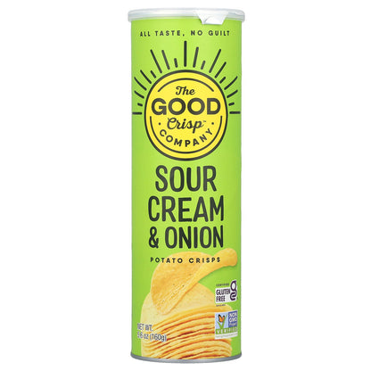 The Good Crisp Company, Potato Crisps, Sour Cream & Onion, 5.6 oz (160 g)