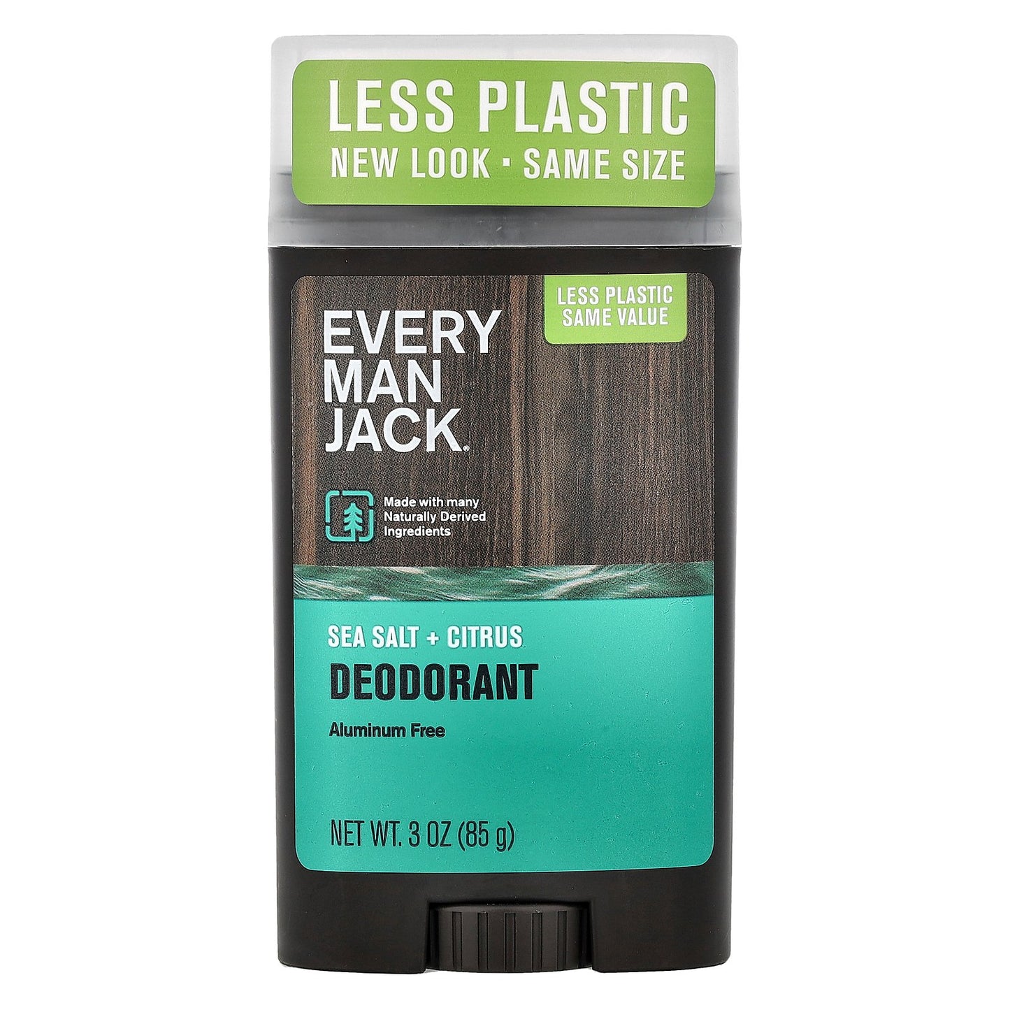Every Man Jack, Deodorant, Aluminum Free, Sea Salt + Citrus, 3 oz (85 g)