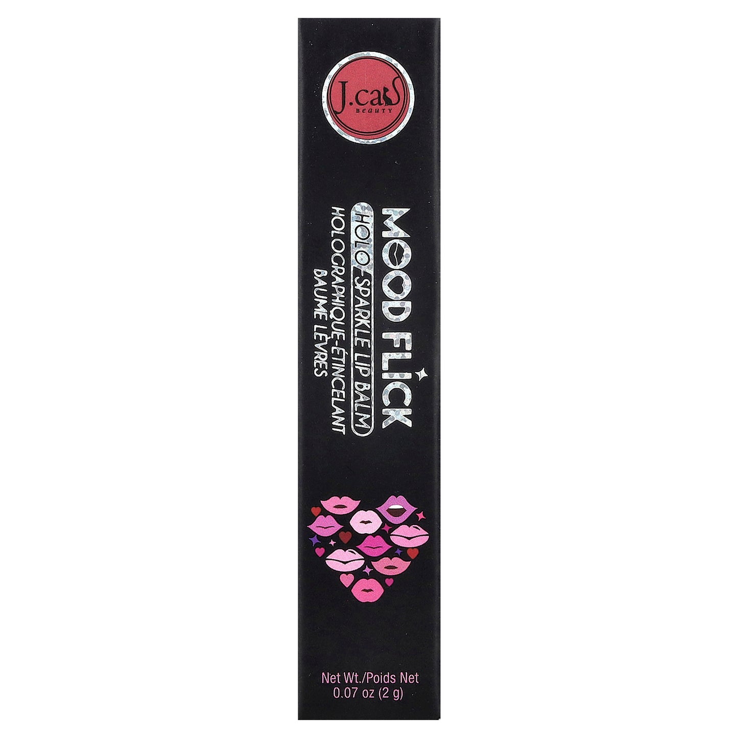 J.Cat Beauty, Mood Flick, Holo-Sparkle Lip Balm, MLB101 Switch Off, 0.07 oz (2 g)