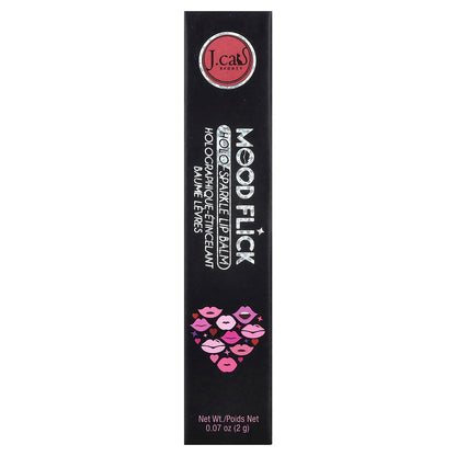 J.Cat Beauty, Mood Flick, Holo-Sparkle Lip Balm, MLB101 Switch Off, 0.07 oz (2 g)