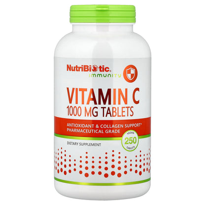NutriBiotic, Immunity, Vitamin C, 1,000 mg, 250 Vegan Tablets