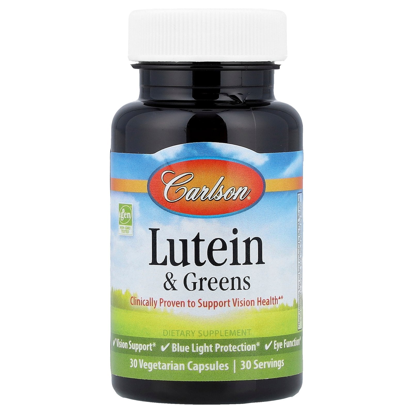 Carlson, Lutein & Greens , 30 Vegetarian Capsules