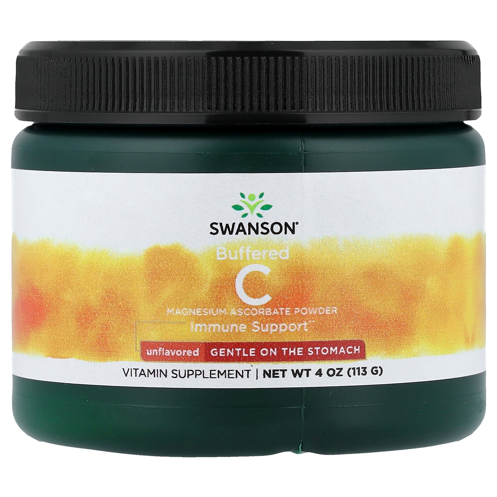 Swanson, Buffered C Powder, Unflavored, 4 oz (113 g)