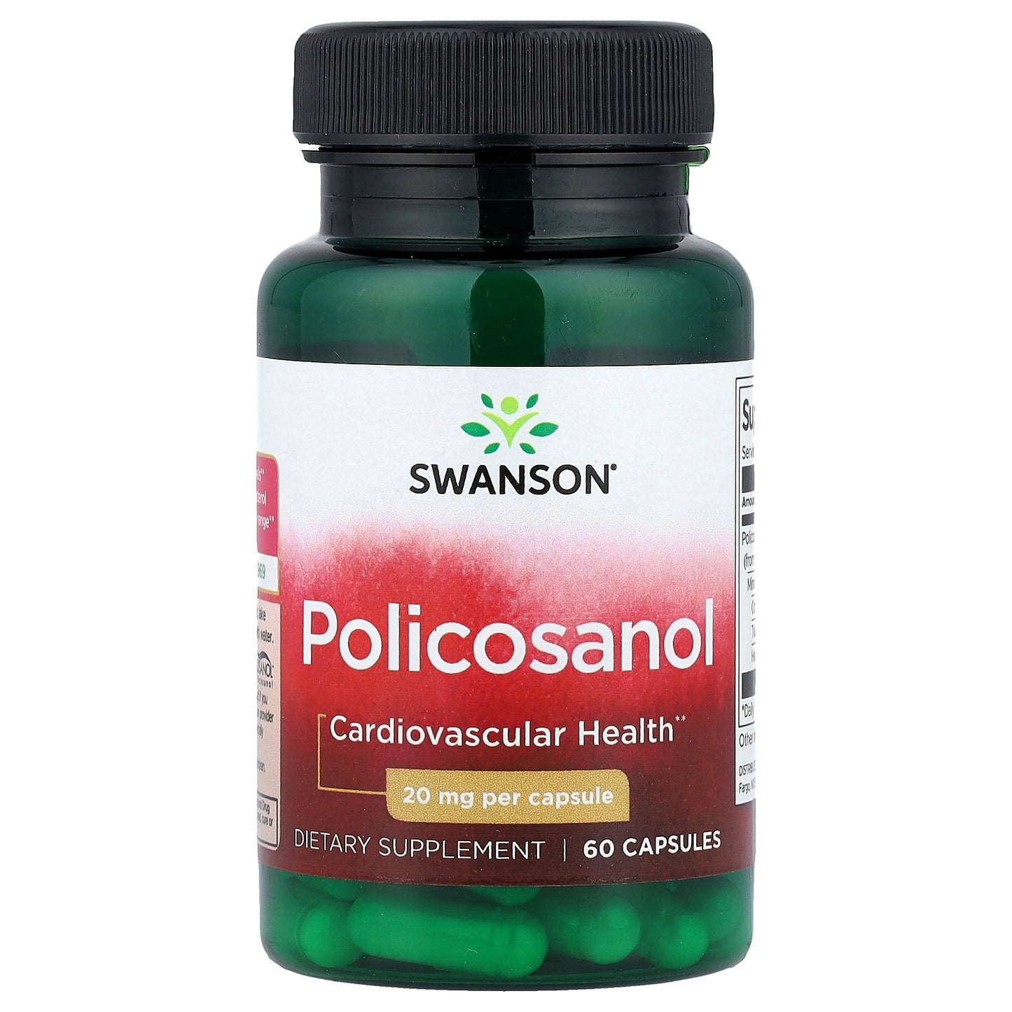 Swanson, Policosanol, 20 mg, 60 Capsules