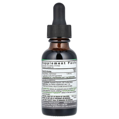 Nature's Answer, Rhodiola Root, Standardized Fluid Extract, Alcohol-Free, 1,000 mg, 1 fl oz (30 ml)