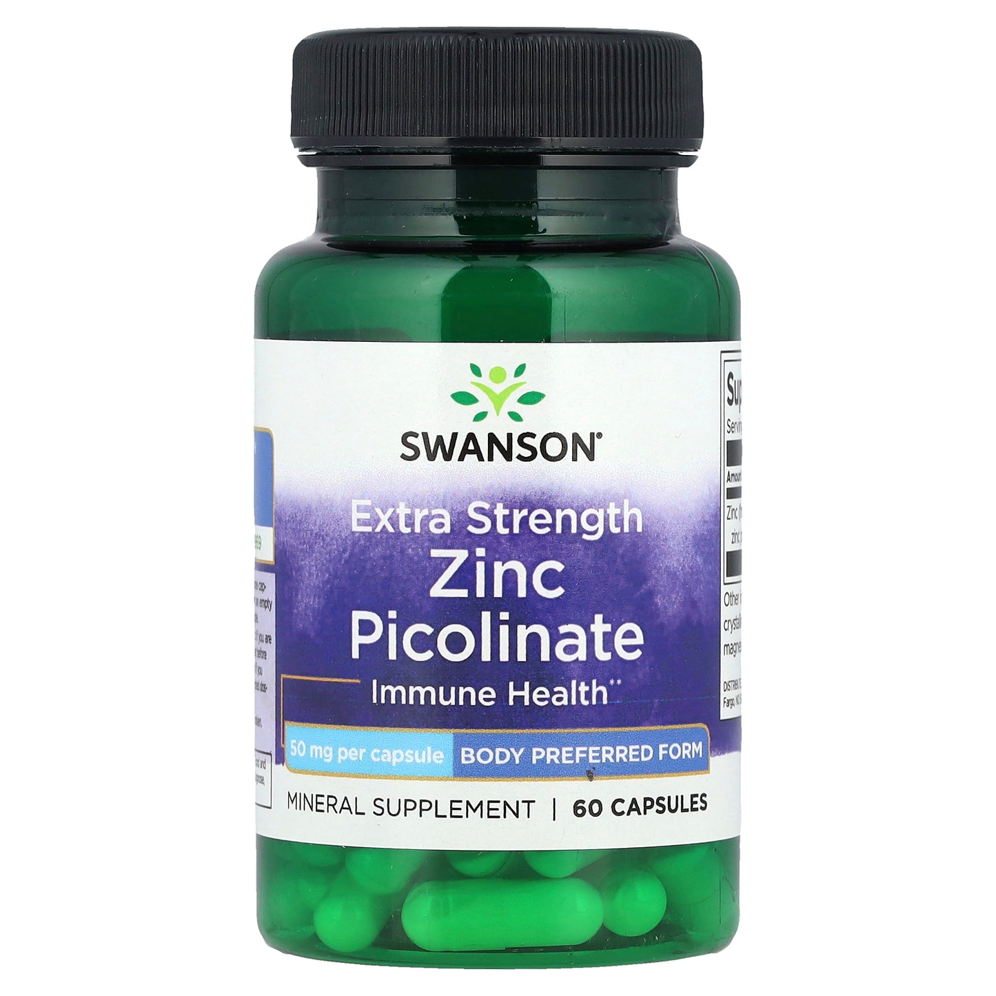 Swanson, Zinc Picolinate, 50 mg, 60 Capsules