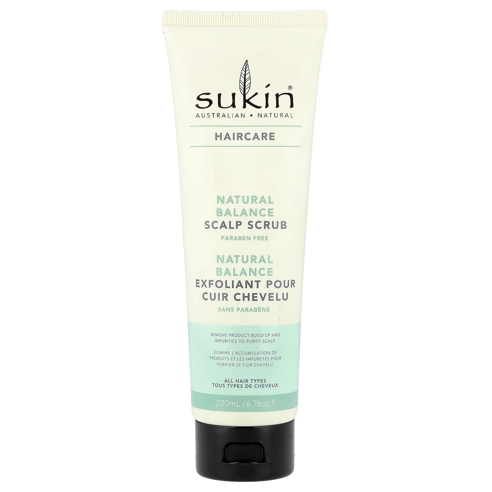 Sukin, Haircare, Natural Balance Scalp Scrub, All Hair Types , 6.76 fl oz (200 ml)