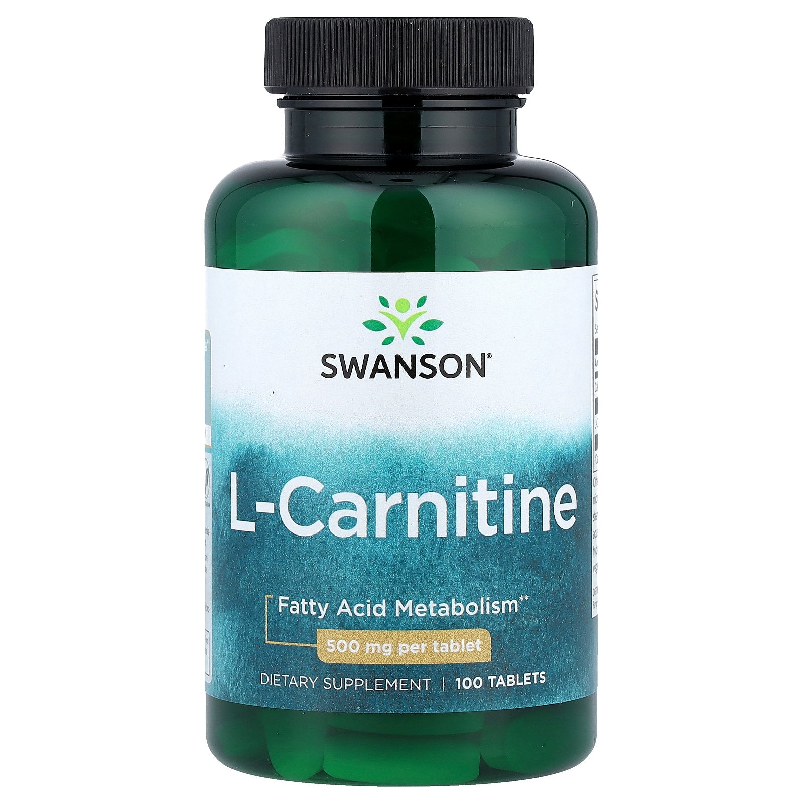 Swanson, L-Carnitine, 100 Tablets