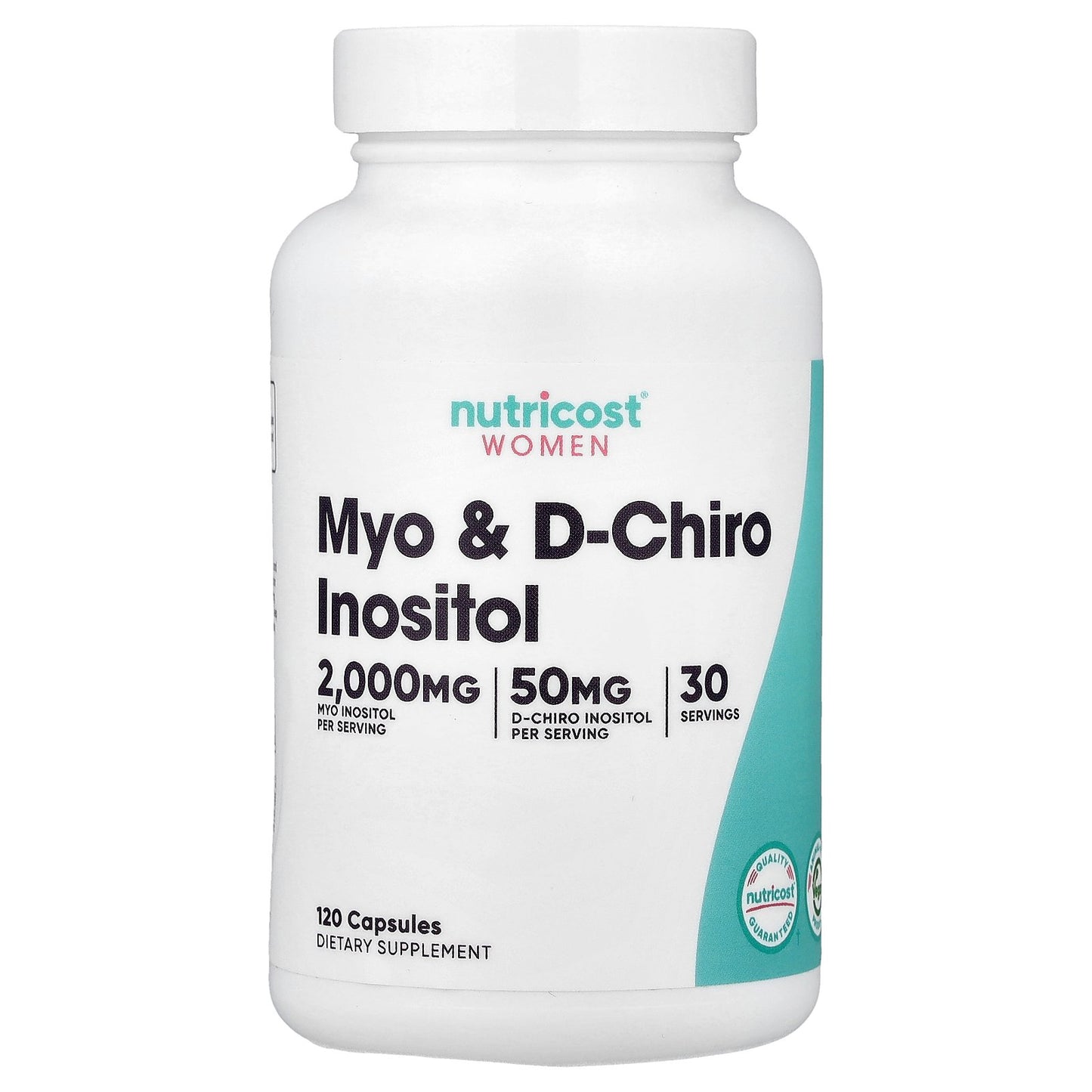 Nutricost, Women, Myo & D-Chiro Inositol, 120 Capsules